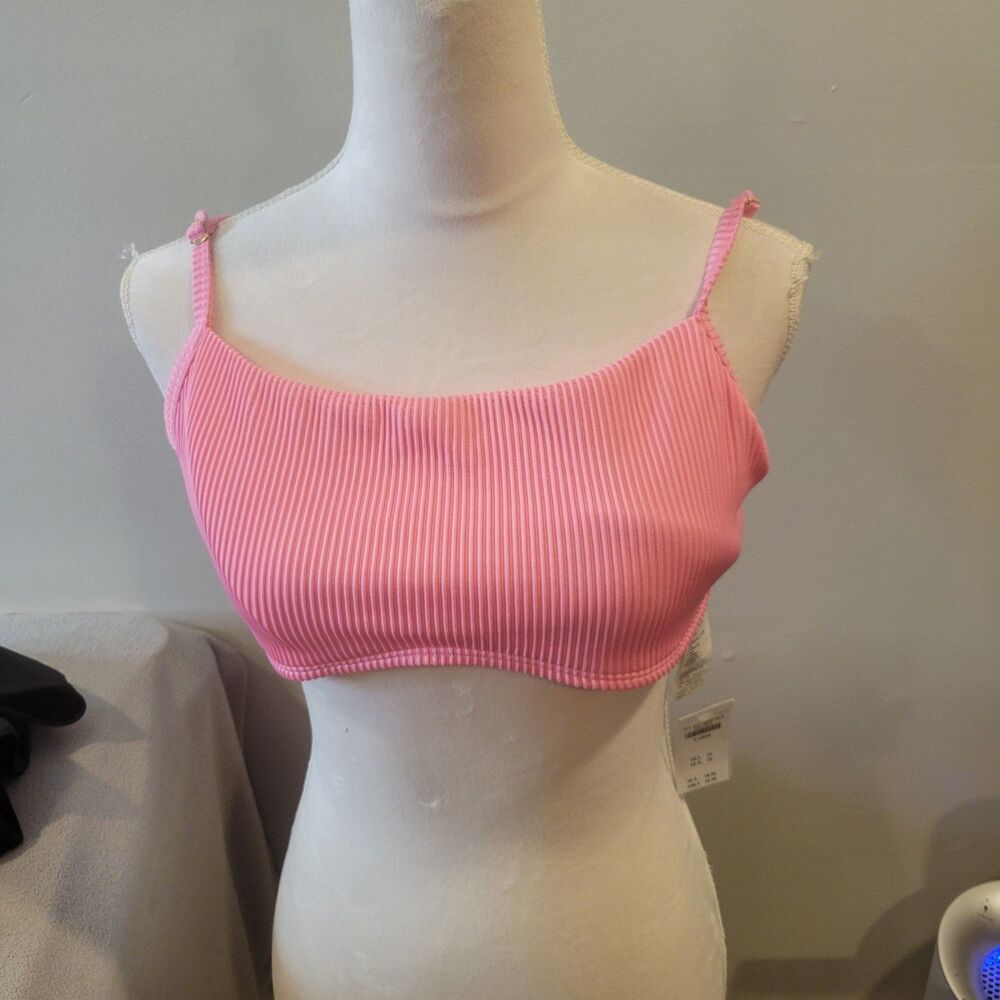 Hollister Pink Bikini Top Size XL Nwt